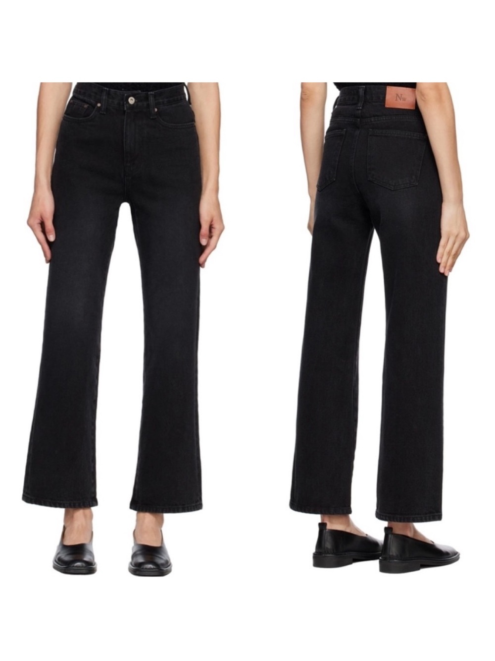 Nothing Written Black Dayes Straight Jeans Small NEW